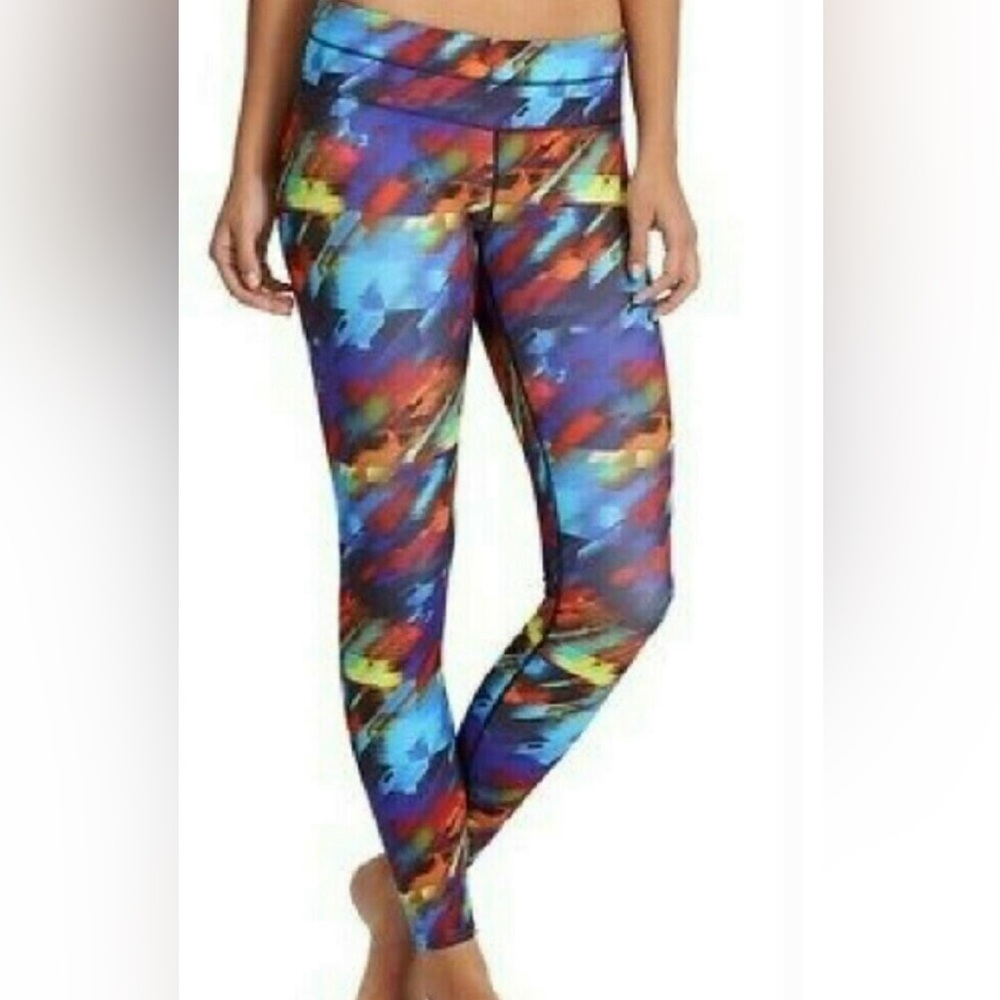 Athleta Leggings Colorburst Sonar Tights